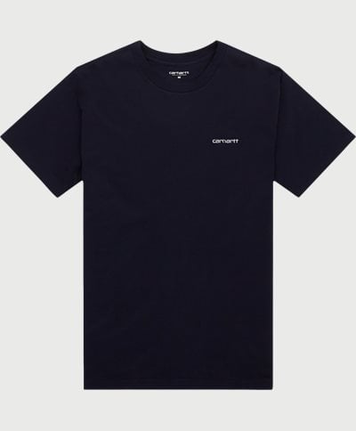 Carhartt WIP T-shirts S/S SCRIPT EMBROIDERY. T-SHIRT I030435 Blå